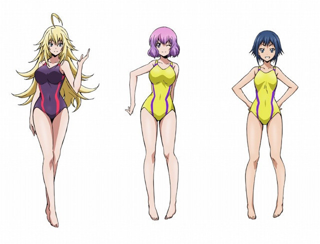 キャストが発表されたエリートクラス のキャラクター（左から）日下生美桜、 河合花火、六堂鈴