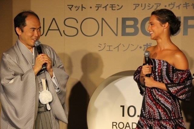 「ジェイソン・ボーン」アリシア・ビカンダー、日本庭園に感激！「人生で1番美しい記者会見」 - 画像6