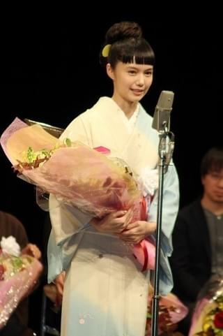 宮崎あおい、山路ふみ子映画賞女優賞に「幸せ」 事務所後輩・松岡茉優は念願の初対面に感激