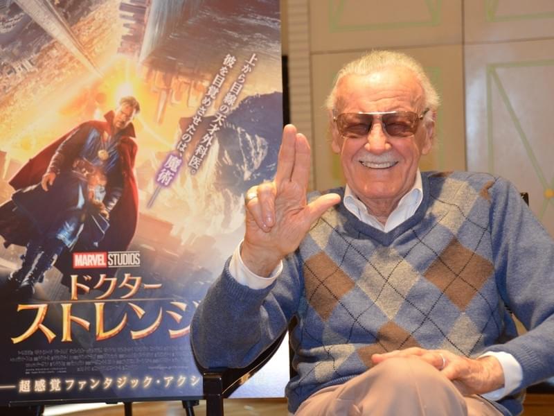 アイアンマンの生みの親、93歳スタン・リー来日！ユーモアたっぷりに会見