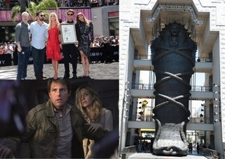 トム・クルーズ＆ソフィア・ブテラ、「ザ・マミー」全長23mの巨大石棺に感激！