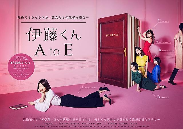 木村文乃ら豪華女優陣×気鋭のアートディレクター「伊藤くん A to E」ドラマ版ビジュアル完成