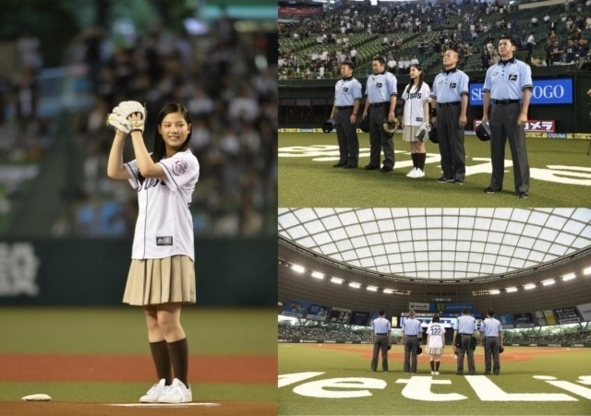 心が叫びたがってるんだ 石井杏奈 19歳の誕生日に 聖地 で始球式初挑戦 映画ニュース 映画 Com