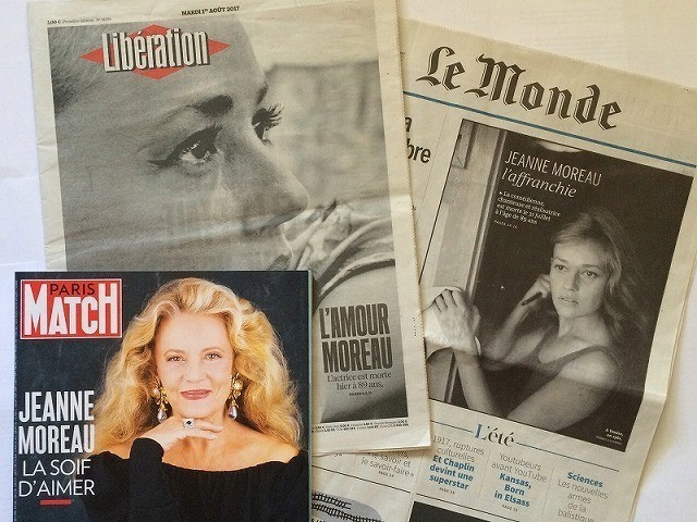 ジャンヌ・モローさんを追悼した仏メディア