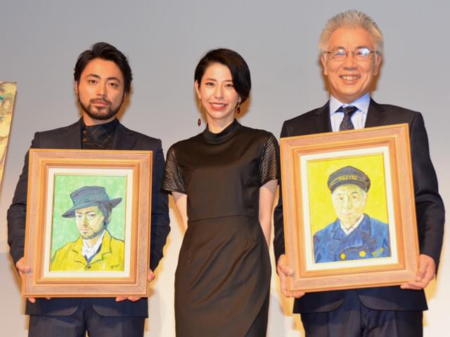 山田孝之、ゴッホ調肖像画に大感激！イッセー尾形も笑い止らず