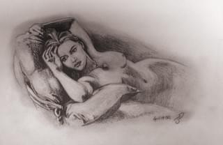 このヌード画は監督の手書き