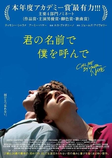 初めて知る恋の痛みと喜び…「君の名前で僕を呼んで」ポスター＆新場面カット公開