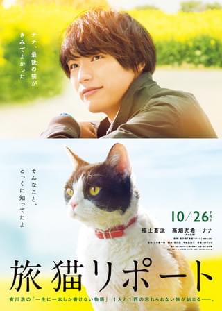 ポスタービジュアルも完成「旅猫リポート」
