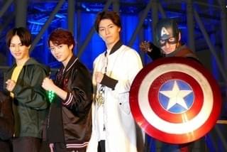 「アベンジャーズ」×「超特急」スカイツリー点灯式に天龍源一郎が乱入！