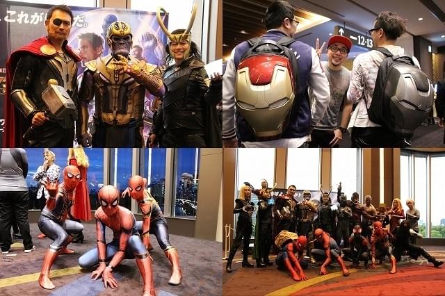 「アベンジャーズ インフィニティ・ウォー」最速上映に熱狂的ファンが結集！