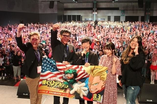 劇場版「ヒロアカ」LAで世界最速上映！ファン3400人が熱狂的歓声「PLUS ULTRA！」