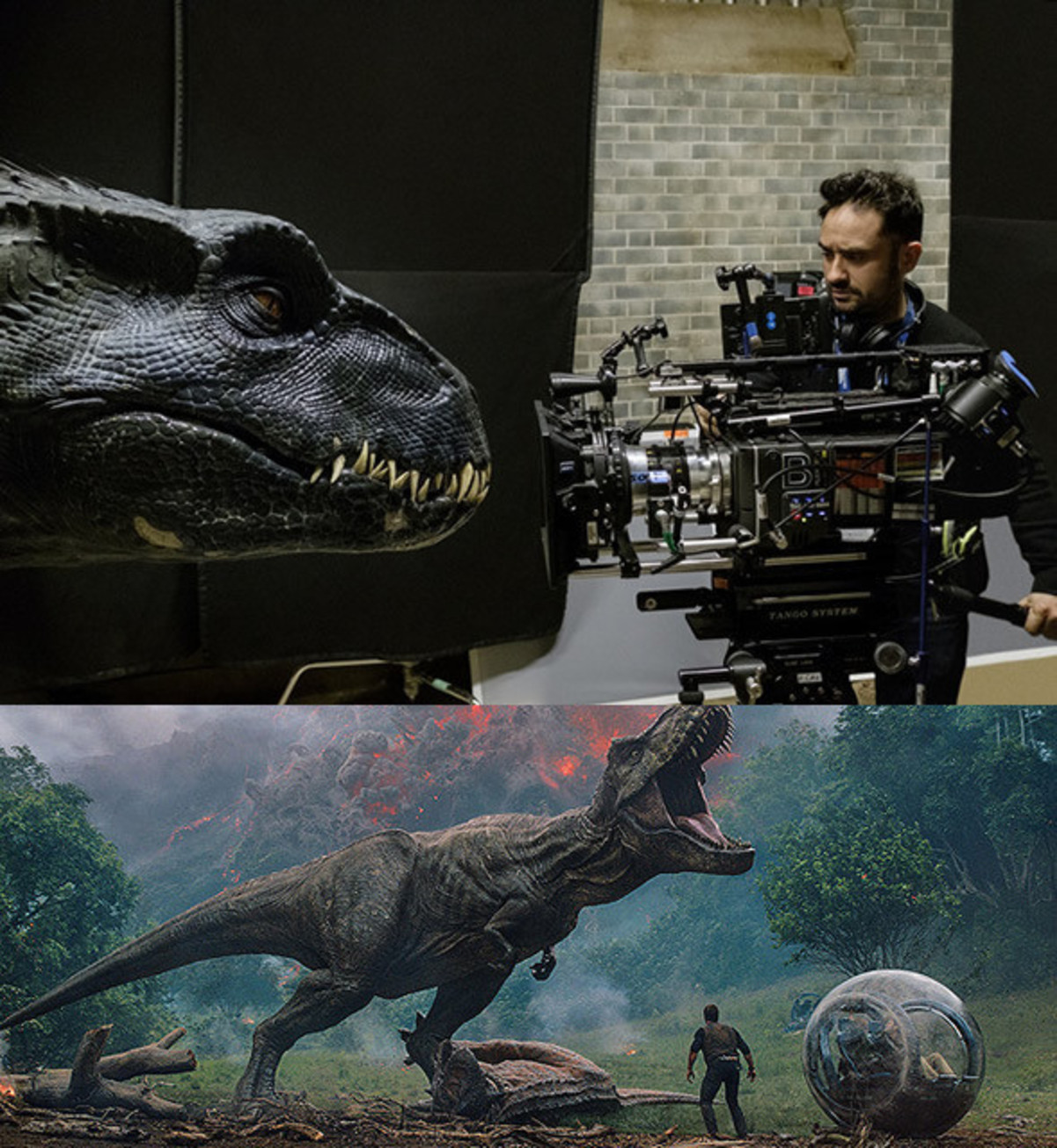 恐竜たちの撮影方法が明らかに ジュラシック ワールド 最新作メイキング映像公開 映画ニュース 映画 Com
