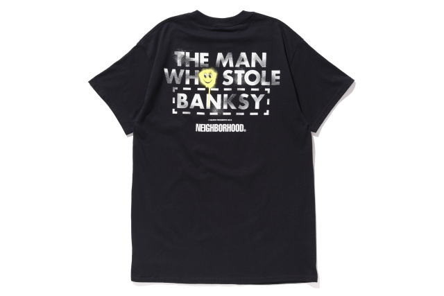 「バンクシーを盗んだ男」、人気ブランド「NEIGHBORHOOD」とのコラボTシャツ発売 - 画像2