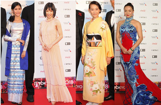 第31回東京国際映画祭　世界の美女が華やかな衣装で競演！