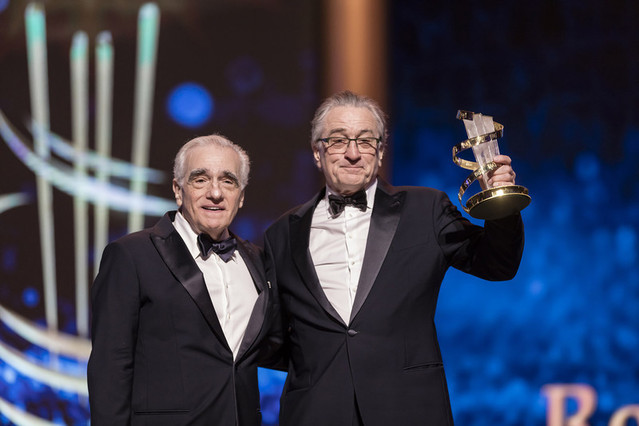 マラケシュ映画祭でスコセッシがデ・ニーロに栄誉賞授与 ベルトルッチを追悼