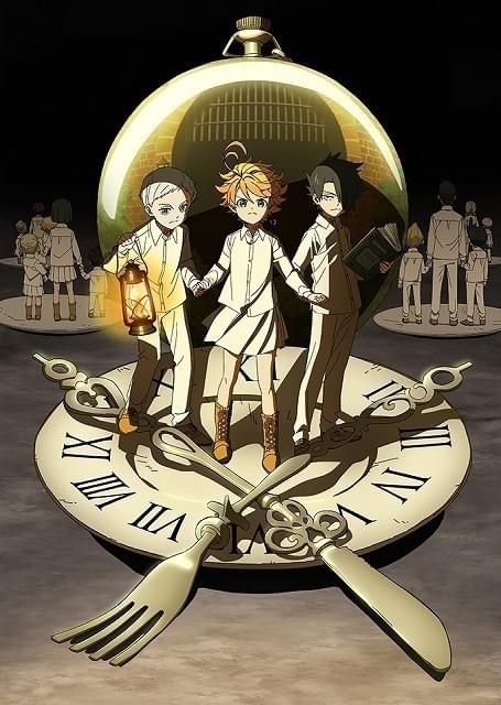 「約束のネバーランド」19年1月10日放送開始 新ビジュアルで主人公が勇ましい表情