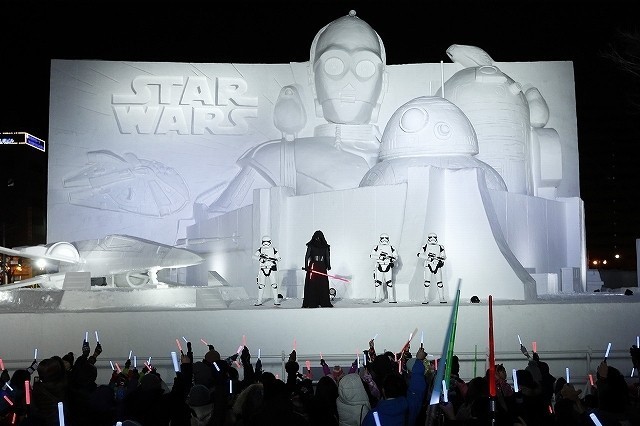 「スター・ウォーズ エピソード9」日本公開は12月20日！さっぽろ雪まつりで巨大雪像が披露 - 画像1