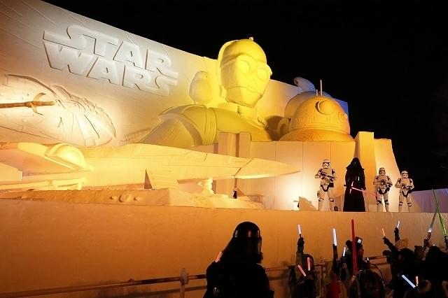 「スター・ウォーズ エピソード9」日本公開は12月20日！さっぽろ雪まつりで巨大雪像が披露