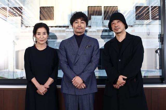 撮影の日々を振り返った（左から） 倍賞美津子、安田顕、大森立嗣監督