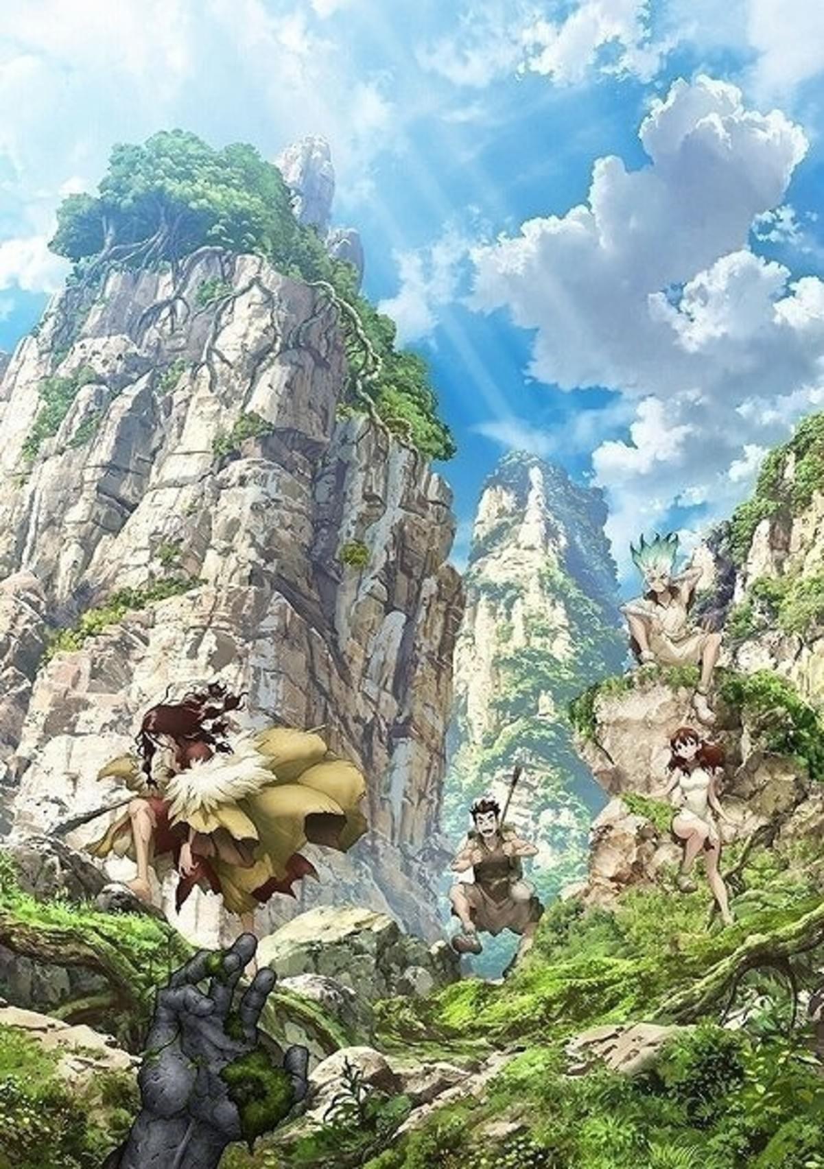 Dr Stone 石の世界 に行ったら小林裕介は すぐに食べられる 中村悠一は 家電担当 映画ニュース 映画 Com