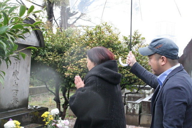 阿佐田哲也氏が眠る谷中墓地を訪れた