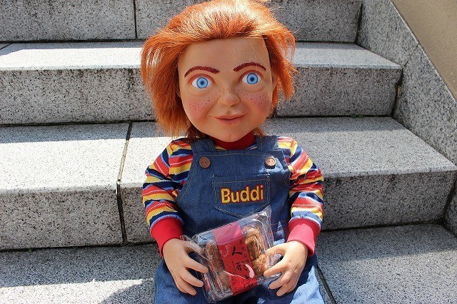 「チャイルド・プレイ」バディ人形のチャッキーが“来日” 人形焼、金物屋、最新AI家電にご満悦 - 画像3