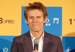 ゴッホ役でベネチア男優賞に輝いたウィレム・デフォー、17年ぶりの来日！