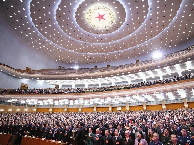 全国人民代表大会の光景