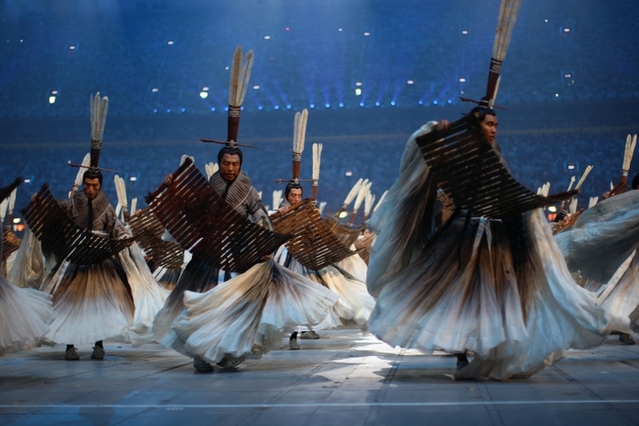 『北京夏季オリンピック開会式』（チャン・イーモウ演出、2008年）衣装デザイン