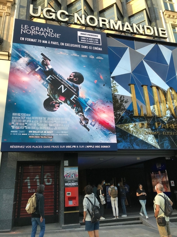 8月24日の先行上映がソールドアウトになったフランスの劇場UGC Normandie