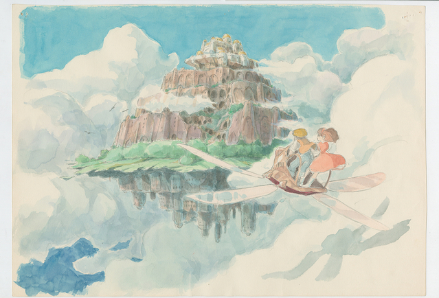 『天空の城ラピュタ』(1986)イメージボード 宮崎駿 © 1986 Studio Ghibli