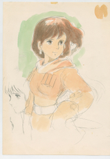 『風の谷のナウシカ』(1984)イメージボード 宮崎駿 © 1984 Studio Ghibli・H
