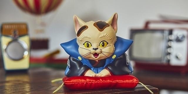 平成狸合戦ぽんぽこ」モチーフの猫福助グッズが発売中 貯金箱など全4