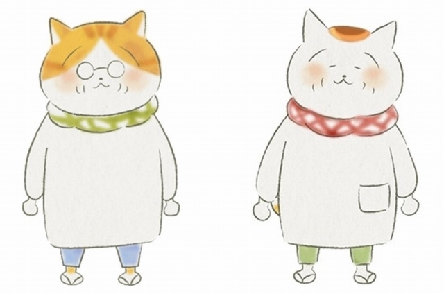 ショートアニメ「トラとミケ」Twitterで配信中　どて煮屋営む老姉妹ネコのほのぼの物語