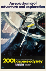 『2001年宇宙の旅』アメリカ版シネラマ上映用１シート: スタイルA / MGM / AW（アートワーク）: ロバート・マッコール