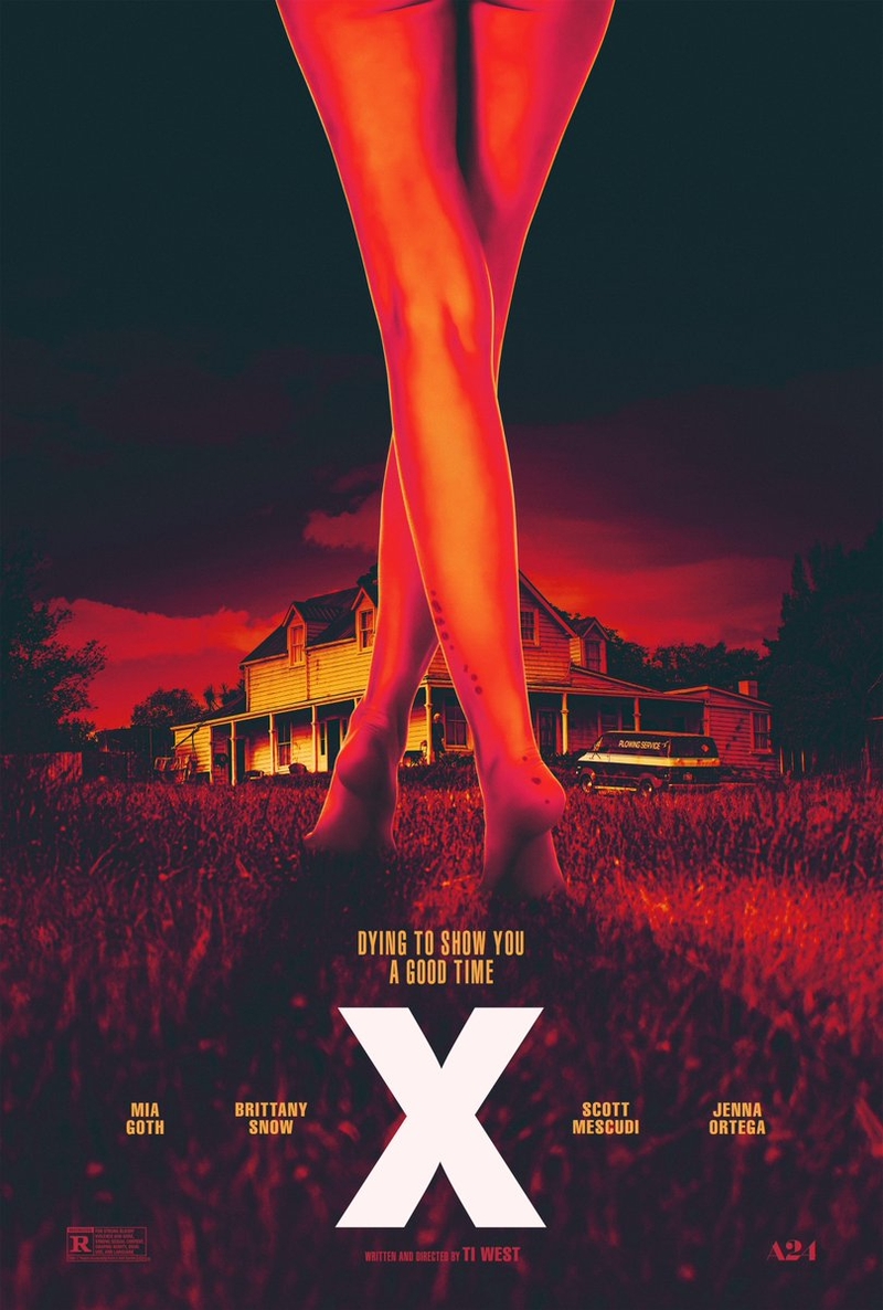 A24の最新ホラー「X エックス」今夏公開　ミア・ゴス主演、史上最高齢の殺人夫婦の家が舞台