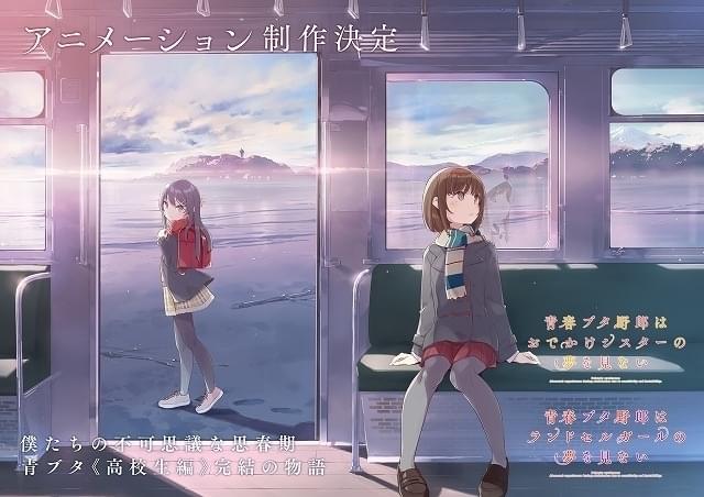 「青春ブタ野郎」シリーズ続編アニメ化決定 キャスト・スタッフ続投で高校生編完結まで描く - 画像3