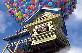 ピクサー初の3D作品「カールじいさんと空飛ぶ家」