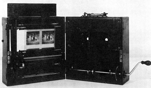 【図3】フリーズ＝グリーンの3D映画カメラ(1890)