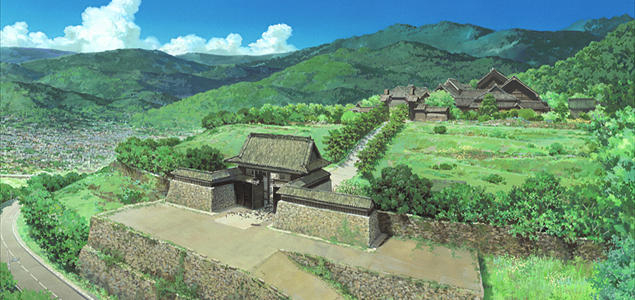 ジブリ作品で知られる美術監督・武重洋二の描く田舎の風景も見どころ