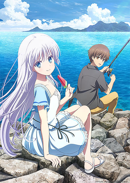 Summer Pockets　ロングポスター 鳴瀬しろは／紬ヴェンダース Summer Pockets【鳴瀬しろは,紬ヴェンダース】 壁紙 | tsundora.com