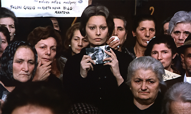 ソフィア・ローレンの「ひまわり（1970）」の画像
