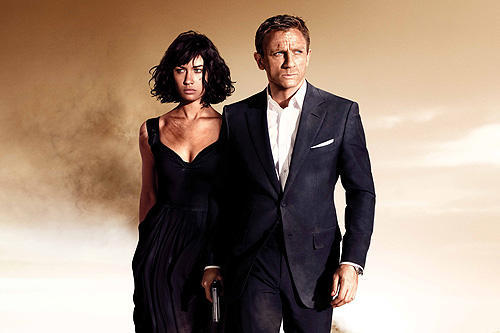 ダニエル・クレイグの「007 慰めの報酬」の画像