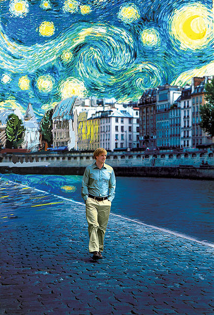 オーウェン・ウィルソンの「ミッドナイト・イン・パリ」の画像