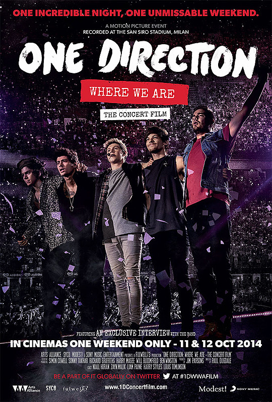 ONE DIRECTION “Where We Are” コンサート・フィルム : 作品情報 