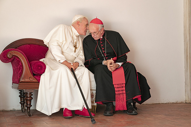 アンソニー・ホプキンスの「2人のローマ教皇」の画像
