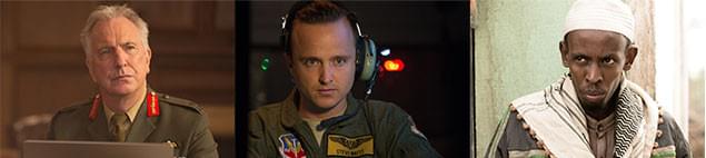 (左から)故アラン・リックマン、アーロン・ポール、バーカッド・アブディ