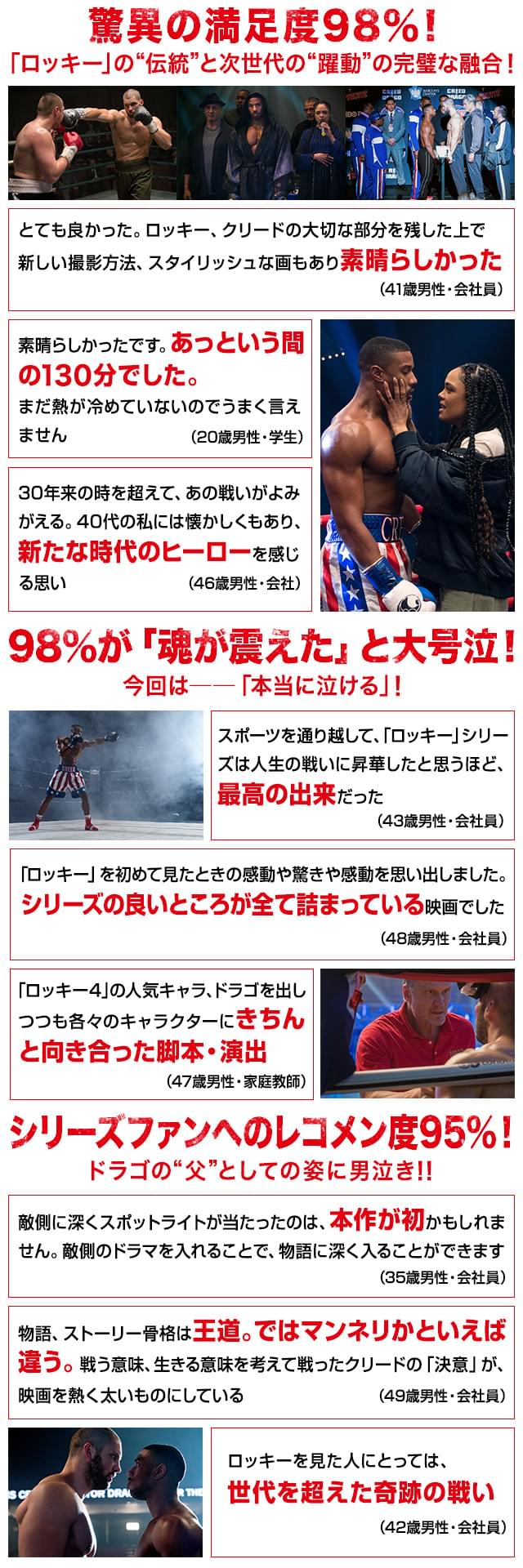 クリード 炎の宿敵 特集 何度でも立ち上がる 映画ファンの魂が震える感動ドラマ 映画 Com